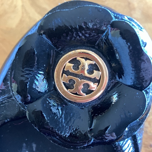 Tory Burch Shelby Ballet Flower Flat Size 6 - Picture 3 of 11